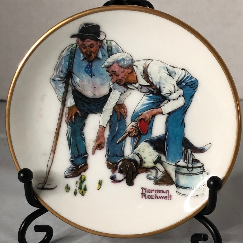 Norman Rockwell Shared Success Mini Plate